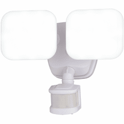 Vaxcel T0612 Theta White LED Dusk To Dawn Motion Sensor Wall Lamp