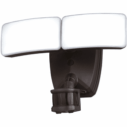 Vaxcel T0619 Zeta Bronze LED Dusk To Dawn Motion Sensor Lamp Sconce
