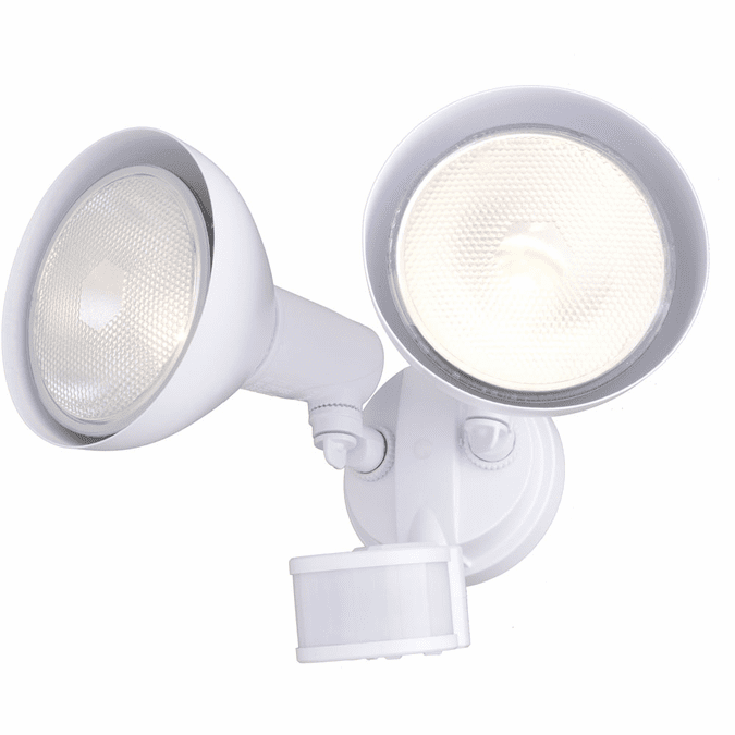 Vaxcel T0696 Contemporary White Dusk To Dawn Motion Sensor Security Light