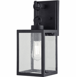 Vaxcel T0771 Berkley Textured Black Outdoor Wall Mounted Lamp