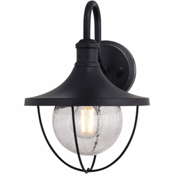 Vaxcel T0779 Dunlap Textured Black Exterior Wall Lighting