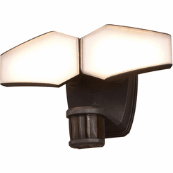 Vaxcel T0785 Almora Modern Bronze LED Security Dusk To Dawn Motion Sensor Outdoor Light