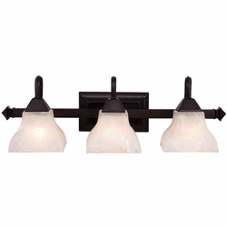 Vaxcel VL26303OBB Cardiff Oil Burnished Bronze 3-Light Bath Wall Sconce