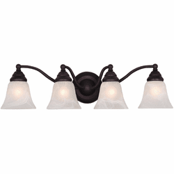 Vaxcel VL35124OBB Standford Oil Burnished Bronze 4-Light Bathroom Vanity Lighting