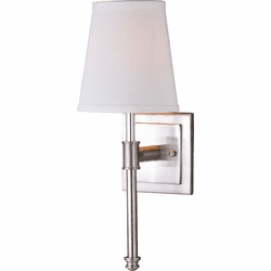 Vaxcel W0247 Ritz Satin Nickel Wall Sconce Lighting