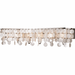 Vaxcel W0272 Elsa Satin Nickel 42" Bathroom Vanity Lighting