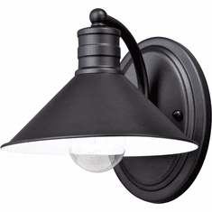 Vaxcel W0283 Akron Modern Oil Rubbed Bronze and Inner Matte White Wall Light Sconce