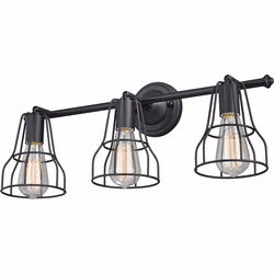 Vaxcel W0313 Clybourn Retro Oil Rubbed Bronze 3-Light Bathroom Vanity Lighting
