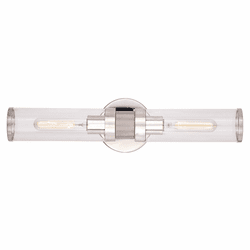 Vaxcel W0389 Levitt Contemporary Polished Nickel Sconce Lighting