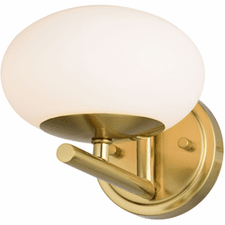 Vaxcel W0432 Sloane Contemporary Satin Brass LED Wall Light Sconce