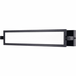 Vaxcel W0497 Fremont Modern Matte Black LED Bath Wall Sconce