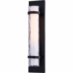 Vaxcel W0498 Vilo Modern Matte Black Wall Lamp
