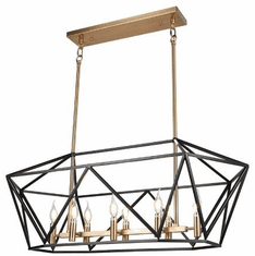 茶 bk Vinci C1105-4AB/BK Vita Contemporary Aged Brass / Black