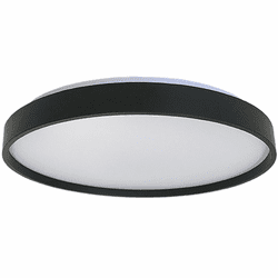 Vinci FM1132-15BK Contemporary Black LED Ceiling Light Fixture