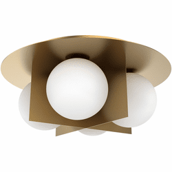 Vinci FM1855-4AB Sahara Modern Aged Brass LED Home Ceiling Lighting