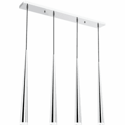 Vinci P0417-4CH Vega Modern Chrome LED Multi Hanging Light