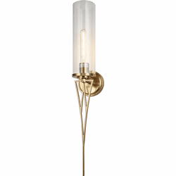 Vinci WS1108-1AB/BK Modern Aged Brass / Black Lighting Sconce