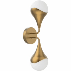 Vinci WS1408AB Drop Modern Aged Brass LED Wall Lighting