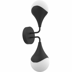Vinci WS1408BK Drop Modern Black LED Lighting Wall Sconce