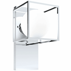 Vinci WS1858-1CH Luna Modern Chrome LED Wall Light Fixture