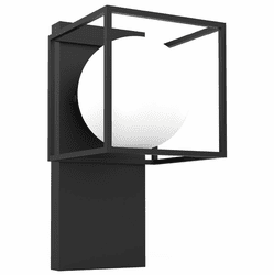 Vinci WS1860-1BK Luna Contemporary Black LED Wall Light Fixture