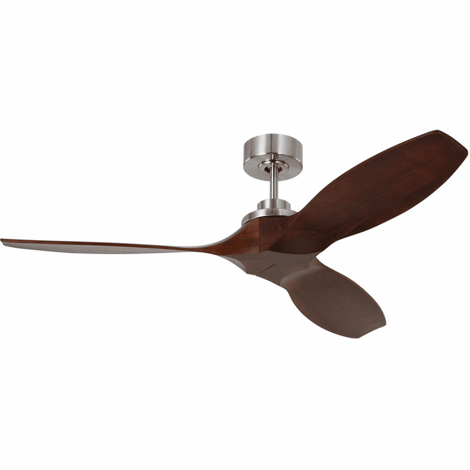 Visual Comfort Fan 3CLNSM52BS Collins Brushed Steel Indoor/Outdoor 52" Ceiling Fan