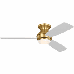 Visual Comfort Fan 3IKR52BBSD Ikon Modern Burnished Brass LED 52" Ceiling Fan