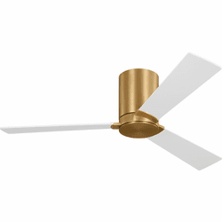 Visual Comfort Fan 3RZHR44BBS Rozzen Modern Burnished Brass 44" Ceiling Fan