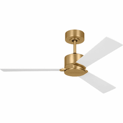 Visual Comfort Fan 3RZR44BBS Rozzen Modern Burnished Brass 44" Ceiling Fan
