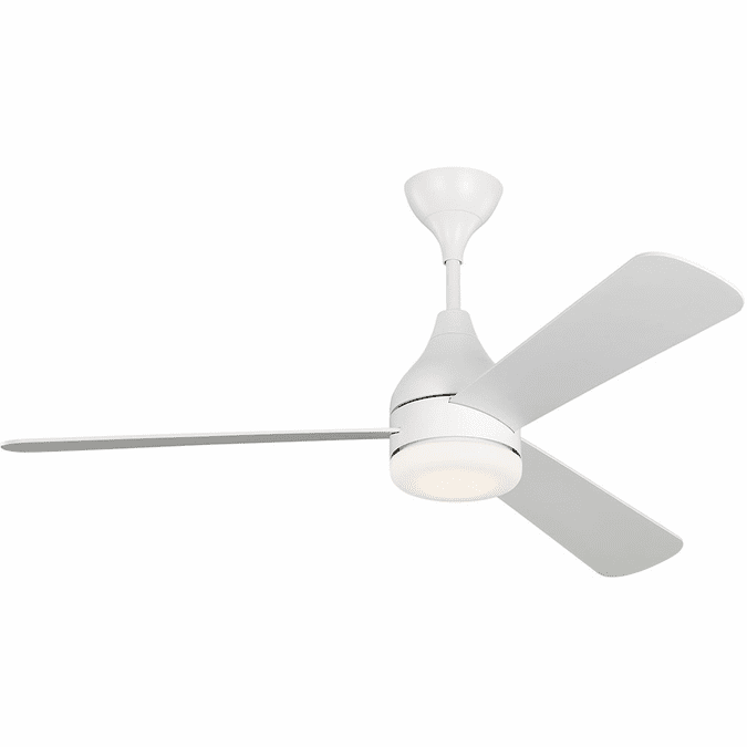 Visual Comfort Fan 3STMSM52RZWD Streaming Smart Matte White LED 52" Home Ceiling Fan