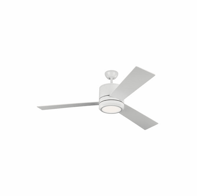 Visual Comfort Fan 3VNMR56RZWD-V1 Vision Max Modern Matte White LED 56 ...