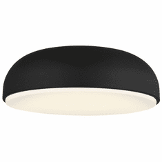 Visual Comfort Modern 700FMKOSA13B-LED930 Kosa Modern Nightshade Black LED Flush Mount Light Fixture