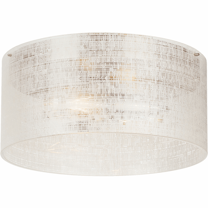 Visual Comfort Modern 700FMVTRLNS Vetra Modern Satin Nickel Overhead Light Fixture - VCM-700FMVTRLNS