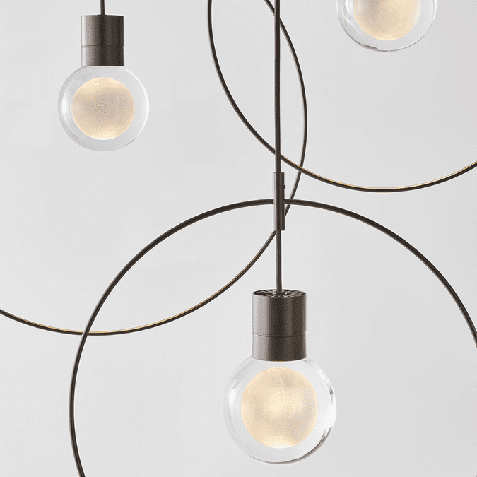 Visual Comfort Modern 700LOCUSR13B Locus Contemporary Black Locus