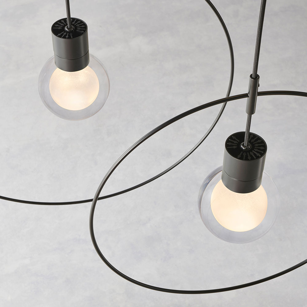 Visual Comfort Modern 700LOCUSR13B Locus Contemporary Black Locus