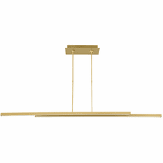 Visual Comfort Modern 700LSSTG260NB-LED927 Stagger Contemporary Natural Brass LED Kitchen Island Light Fixture