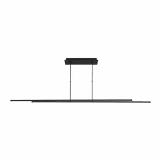 Visual Comfort Modern 700LSSTG284B-LED927 Stagger Modern Nightshade Black LED Island Lighting