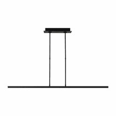 Visual Comfort Modern 700LSSTG48B-LED927 Stagger Contemporary Nightshade Black LED Island Light Fixture