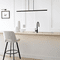 Visual Comfort Modern 700LSSTG48B-LED927 Stagger Contemporary Nightshade Black LED Island Light Fixture - alt
