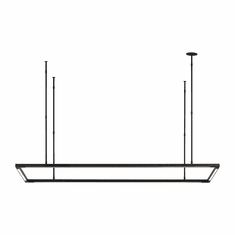 Visual Comfort Modern 700LSSTG50B-LED927 Stagger Modern Nightshade Black LED Chandelier Light