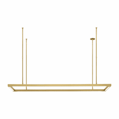 Visual Comfort Modern 700LSSTG50NB-LED927 Stagger Contemporary Natural Brass LED Lighting Chandelier