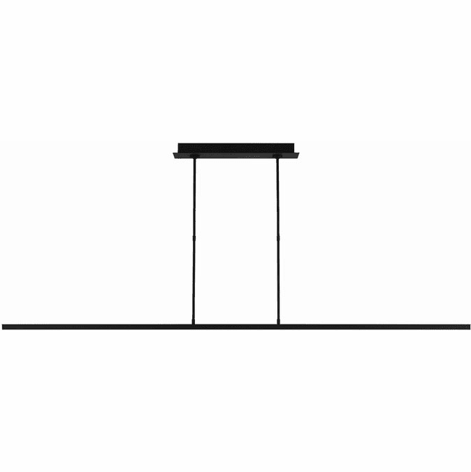 Visual Comfort Modern 700LSSTG72B-LED927 Stagger Contemporary Nightshade Black LED Kitchen Island Lighting