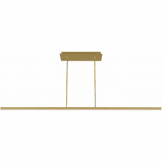 Visual Comfort Modern 700LSSTG72NB-LED927 Stagger Contemporary Natural Brass LED Island Light Fixture