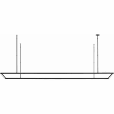 Visual Comfort Modern 700LSSTG84B-LED927 Stagger Modern Nightshade Black LED Chandelier Light