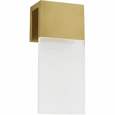 Visual Comfort Modern 700OWKLM92710NBUNV Kulma Natural Brass LED Outdoor Wall Light Fixture