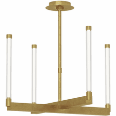 Visual Comfort Modern 700PHB24NB-LED927 Phobos Contemporary Natural Brass LED Lighting Chandelier