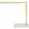 Visual Comfort Modern 700PRTKLE18NB-LED927 Klee Modern NATURAL BRASS/WHITE MARBLE LED Side Table Lamp - alt