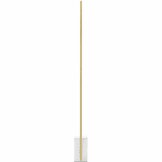 Visual Comfort Modern 700PRTKLE70NB-LED927 Klee Modern NATURAL BRASS/WHITE MARBLE LED Floor Lamp