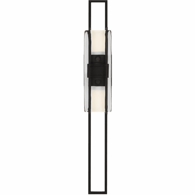 Visual Comfort Modern 700WSDUE28B-LED927 Duelle Contemporary Nightshade Black LED Wall Light Fixture