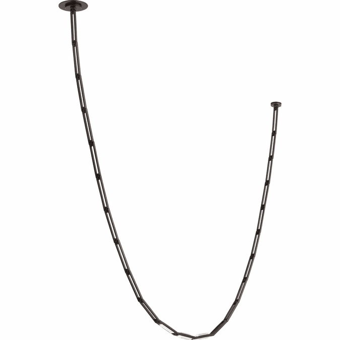 Visual Comfort Modern CATENA-118-LINK-CHANDELIER-BRONZE Catena Modern Bronze LED 188" Link Lighting Chandelier
